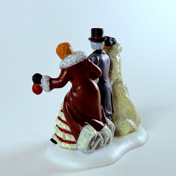 Dept 56 On To The Show Hand-Painted Ceramic Christmas Village Figurine - Picture 5 of 10